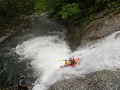 La deuxième chute vu d'en haut.